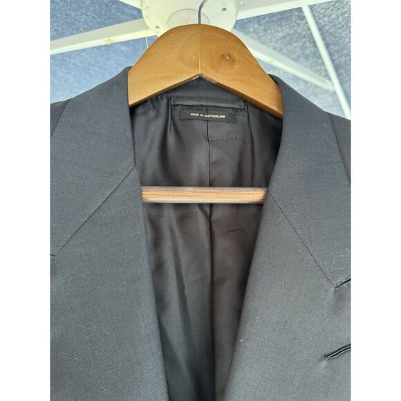 Tom Ford Navy Blue Suit Jacket Tailored To Size 58/47 Chest US - Picture 4 of 10